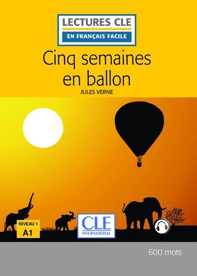 Cinq semaines en ballon A1 + audio mp3 online