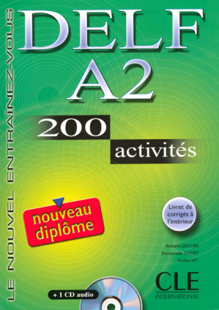 Delf A2 200 activites + Cd audio + rozwiązania