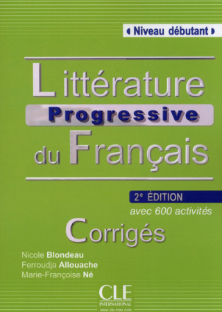 Litterature progressive debutant avec 600 activites - 2 wydanie rozwiązania do ćwiczeń