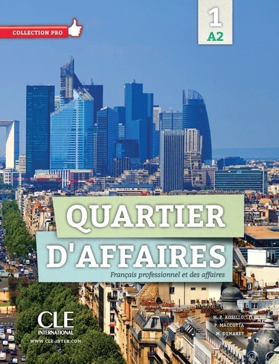 Quartier d'affaires A2 podręcznik + dvd rom Quartier d'affaires A2 podręcznik + dvd rom