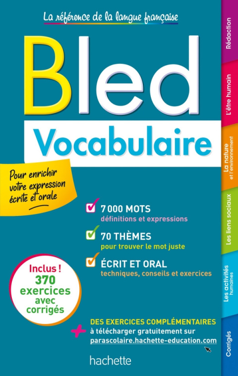 Bled Vocabulaire avec 370 exercices