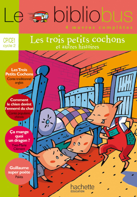 Les Trois petits cochons - Livre de l'élève Le bibliobus