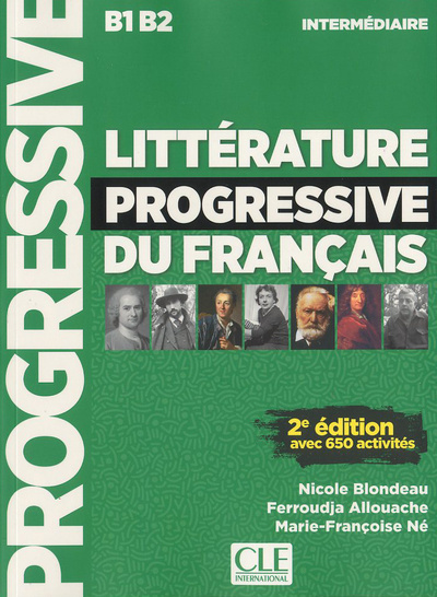 Litterature progressive niveau intermediaire + CD audio avec 650 activites - 2 wydanie