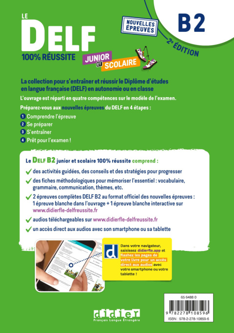 Delf B2 100% reussite scolaire et junior + Onprint