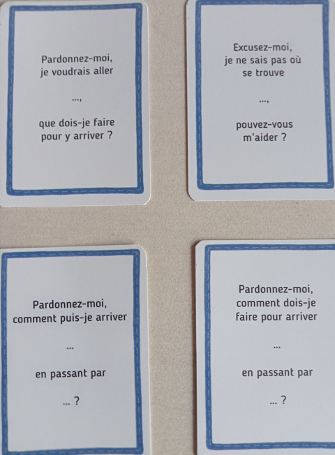 Le jeu des indications routières