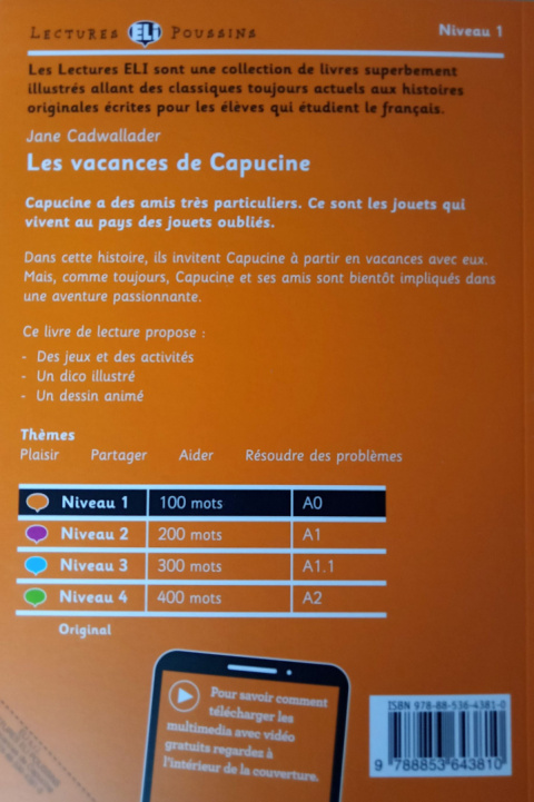 Le vacances de Capucine A0 + audio online