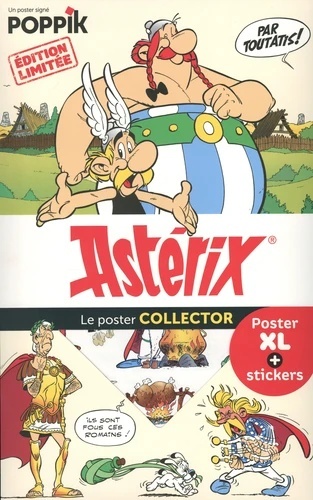 Astérix Poppik plakat z 45 naklejkami wielokrotnego użytku Astérix Poppik plakat z 45 naklejkami wielokrotnego użytku