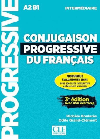Conjugaison progressive du français avec 450 exercices niveau intermediaire + audio online