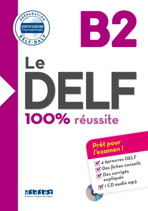 Delf B2 100% reussite + cd mp3