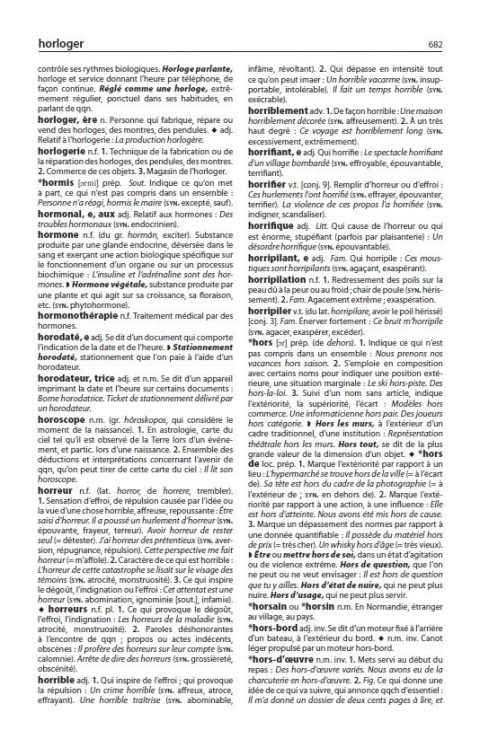 Dictionnaire Larousse Maxipoche 2025