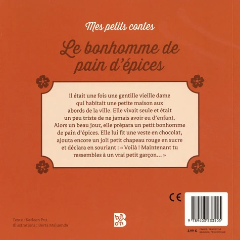 Le petit bonhomme de pain d'épices
