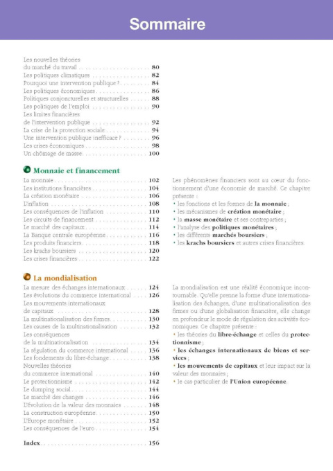 L'économie L'économie