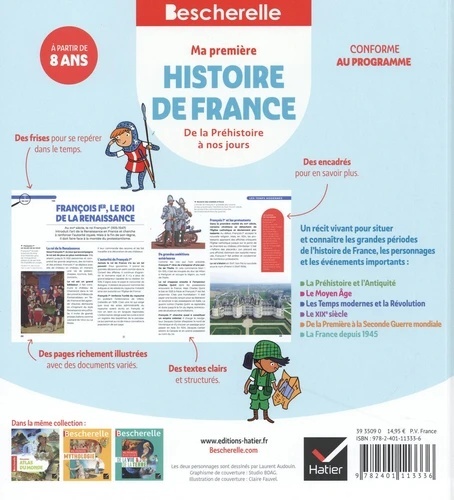 Ma première histoire de France - De la Préhistoire à nos jours Bescherelle Ma première histoire de France - De la Préhistoire à nos jours Bescherelle