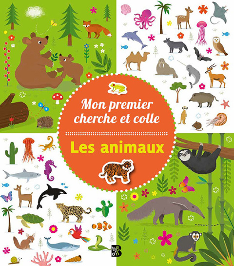 Mon premier cherche et colle - Les animaux