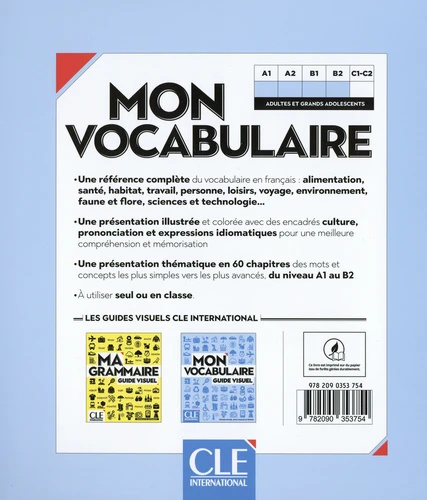 Mon vocabulaire guide visuel A1/B2