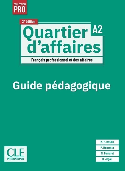 Quartier d'affaires A2 przewodnik dla nauczyciela